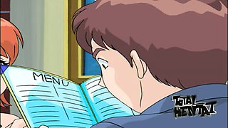 Hentai where slutty pink haired girl gets her twat licked outdoors