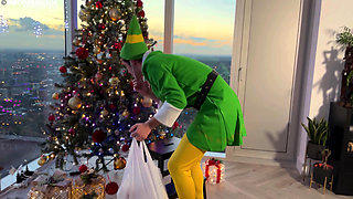 Naughty Elf Caught Stealing Christmas Gifts