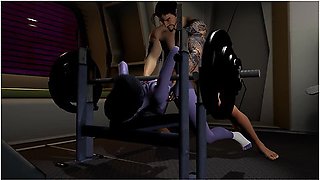 Car Toon In Hanzo Pounding Widowmakers Ass Hard In The Gym Overwatch Parody