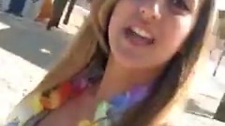 Israeli college girl nipslip