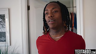 Big boobs ebony lesbians fuck a BBC stud