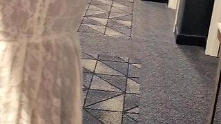 Horny MILF Flashes Pussy and Ass at Bar and Hotel