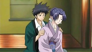 Playful hentai chick getting tight butthole smashed by a