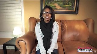 Sylvia's Tight Ass Takes His Massive Black Cock