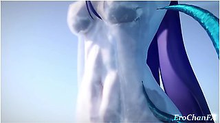 Honkai Acheron Gets Both Of Holes Penetrated While Covered In Hot Cum - Car Toon