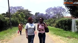 Real African Lesbian College Friends Fucking In Shower