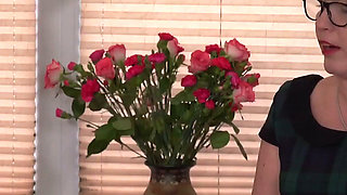 Perverted Business Woman Slippered