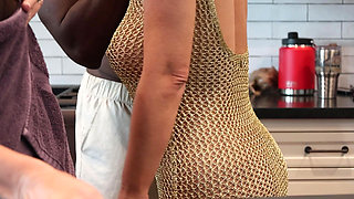 2 MILFs and 2 BBC Bulls Get Freaky in the Kitchen