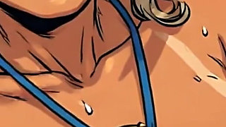 3D Cum on Breasts Art
