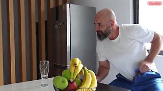 Husband And Wife Anal Threesome! Can I Lick The Maid's Pussy While You Fuck Her Ass?