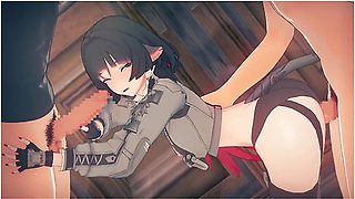 Zenless Zone Zero Jane Doegangbang 3d Hentai Animation.(fingering,handjob,blowjob,sex)