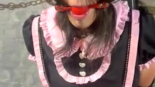 Cosplay sissy Chairtied