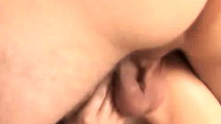 Beautiful brunette french gf fucked on the couch