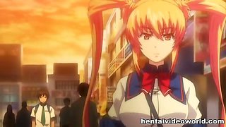 Hentai school girl dirty pleasure on dirty rod