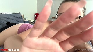 Dani Amour Seduces with Pink Dildo in Slutty Oral Heat