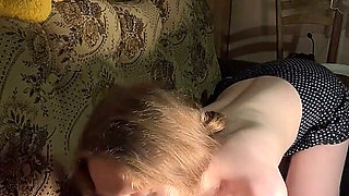 Quick Blowjob with Cumshot in My Mouth