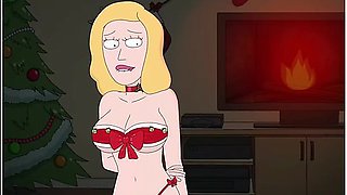 Car Toon And Rick Morty - Rick And Morty - A Way Back Home - Sex Scene Only - Part 62 Beth In Sexy Xmas Costume By Loveskysanx