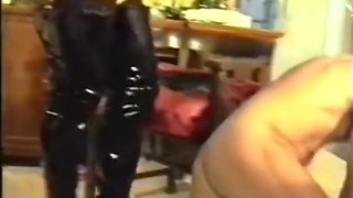 Mistress Dominates Slave