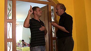 He finds cheating gf with old granpa