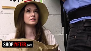 Summer vacation in prison or a quickie with the loss prevention officer feat. Hazel Moore - shoplyfter