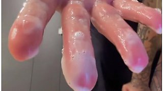 Public Kfc Bathroom Squirt With Vibrating Egg Risky Caught Masturbation