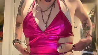 Goth Friend Staying Over Catches You Jerking and Cuts It off