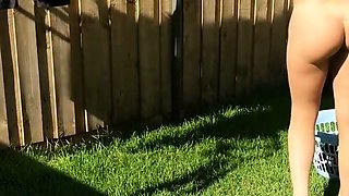 Solo masturbation of a beautiful amateur blonde