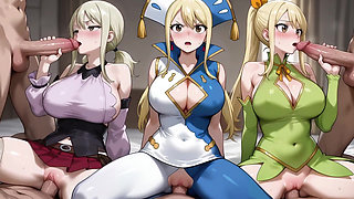Lucy (ft) Group Sex