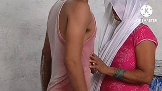 Hot Indian Girl with Laborer