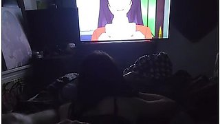Anime & Chill With Hot Emo Slut