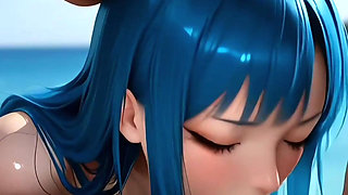 Neon Dreams - Blue Hair Beauties