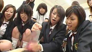 Hottest Japanese whore in Fabulous Group Sex, Hairy JAV video
