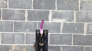 Scene 16: 3 Part Predicament Bondage Fucking Machine and Bound Blowjob