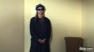 Old Man Dominated sexy hot babe old young femdom hard
