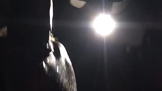 BBC Worship at Night: Risky Public Blowjob & Throat Fuck