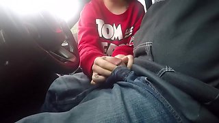 Another Day Another Blowjob From The Side Piece Road Head Bj In Arabic Public