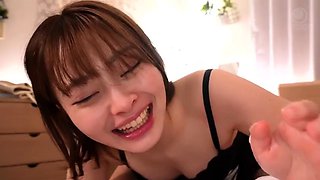Great close up in japanese teen blowjob pov