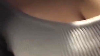 Trying for a Baby. Sensitive Big Breasts and Hard Nipples Lead to Risky Secret Thrills