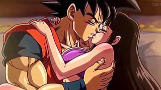 Goku Balls Deep in Pregnant Wife's Ass - First Time Anal