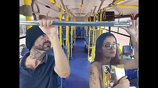 Hot Amateur Latina Gets Creampied on the Bus