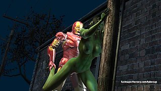 Ironman and she hulk