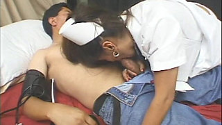 Bit Tit Indian Nurse Sucks Away Sickness