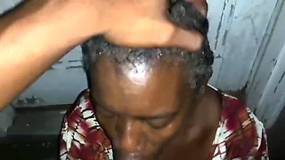 Granny blowjob