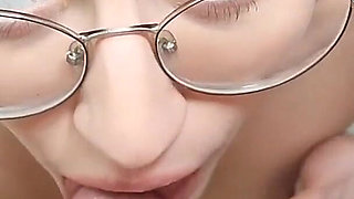 Teen Maid Toothbrush with Fresh Cumshot