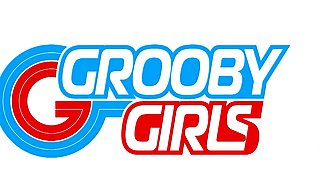 GROOBYGIRLS Blonde Trans Has Fun on Kitchen Island