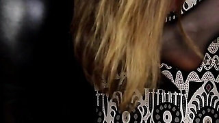(003) Sissy Hubby Worshipping Black Stockings Nylon Feet and Domina Mules (1080p)