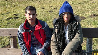 Vicky Menage and her man Stanley Johnson fucked in the car