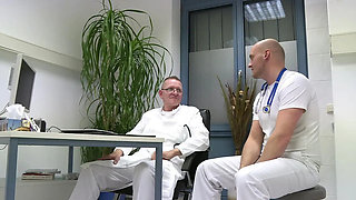 Blonde Patient Wild Gyno Exam Fuck with Doctor Mark Aurel