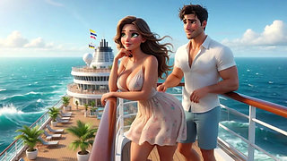 Shipwrecked Stepmom and Stepson Ignite Steamy Passion on a Tropical Island Paradise (ai Generated)