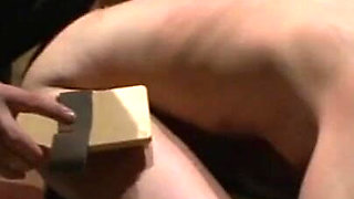 Wax play, dildo penetrated humiliating